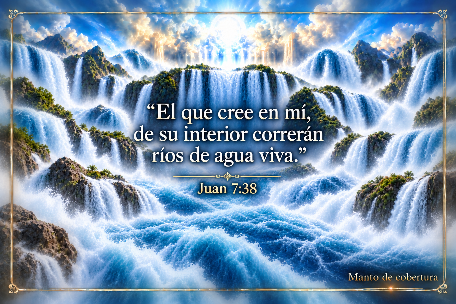 Ríos de agua viva — Mantos de cobertura