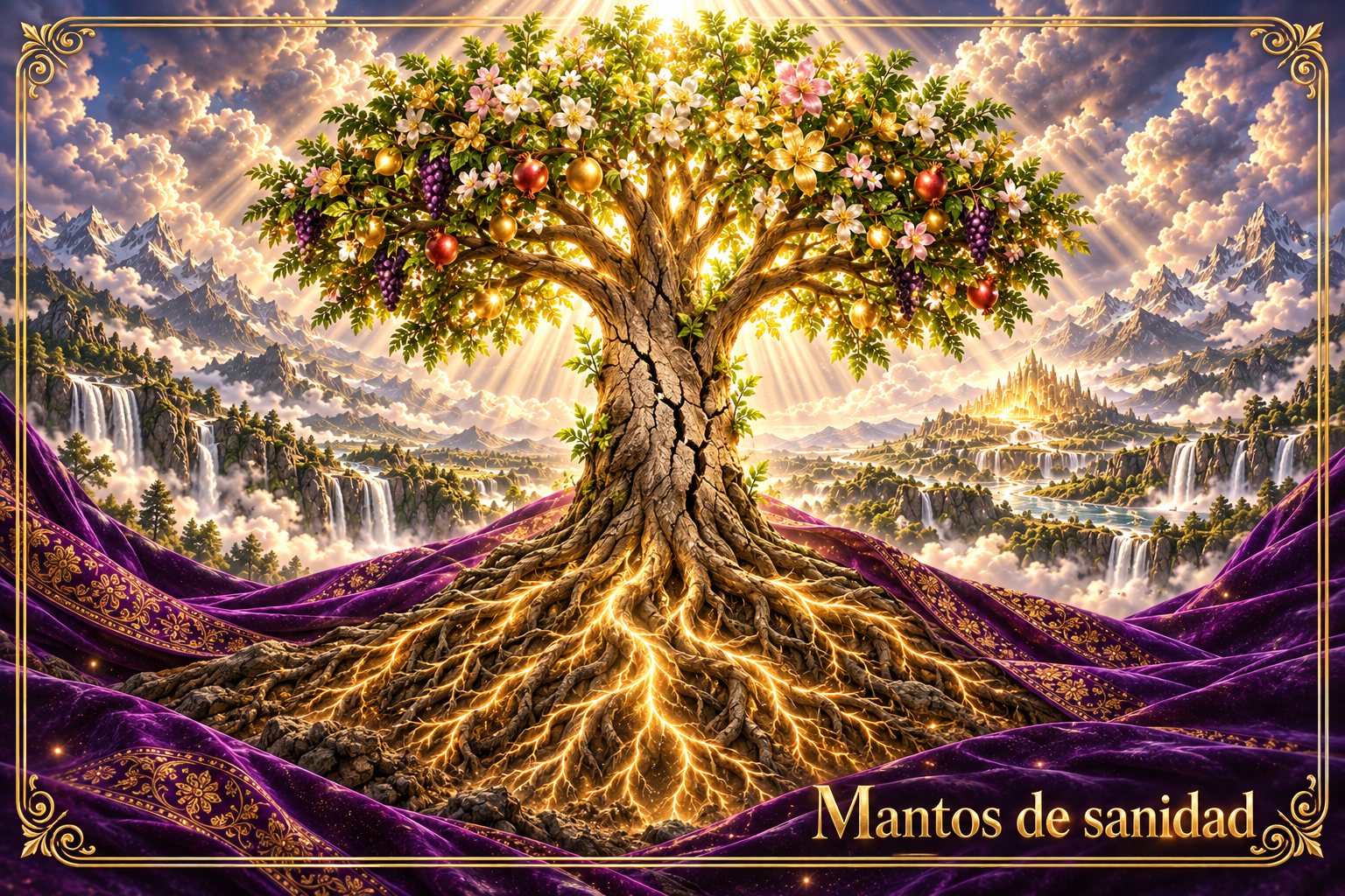El árbol que sana — Mantos de sanidad