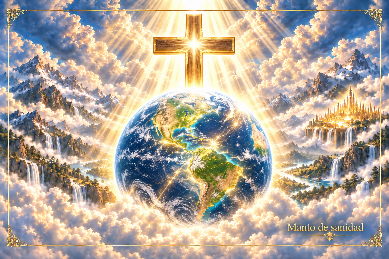 La cruz en el mundo — Mantos de sanidad